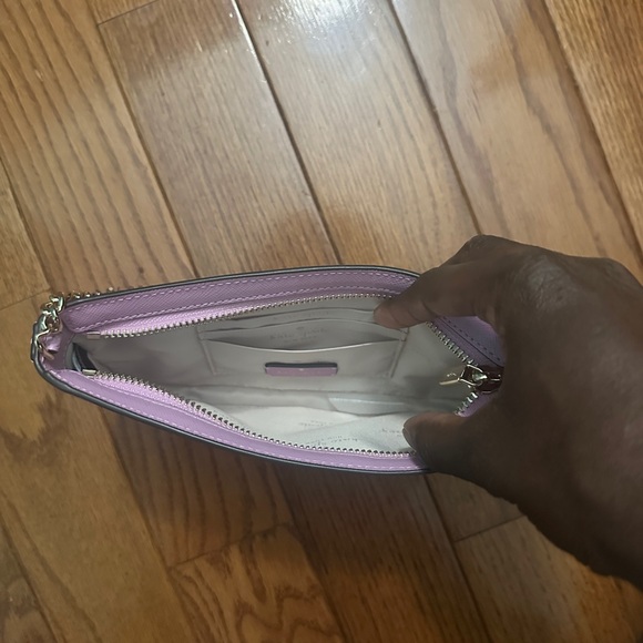 Kate Spade Lavender Shoulder Bag with Gold Chain - Picture 3 of 4